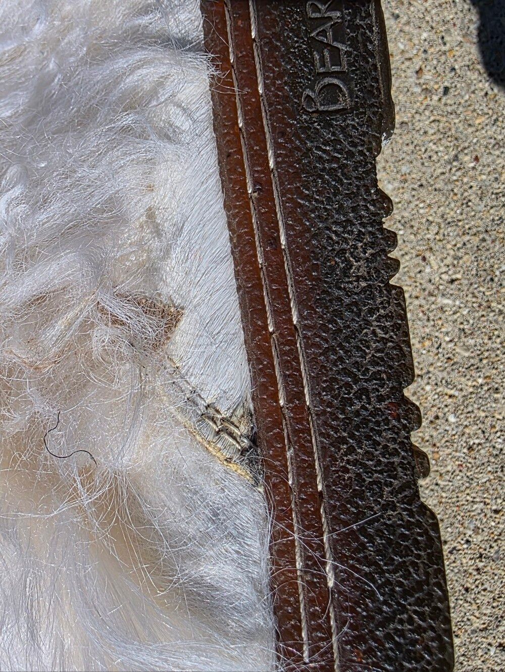 BearPaw Boetis ll Real White Lamb Fur Wool Lined Boots Womens Size 7 - Picture 3 of 15